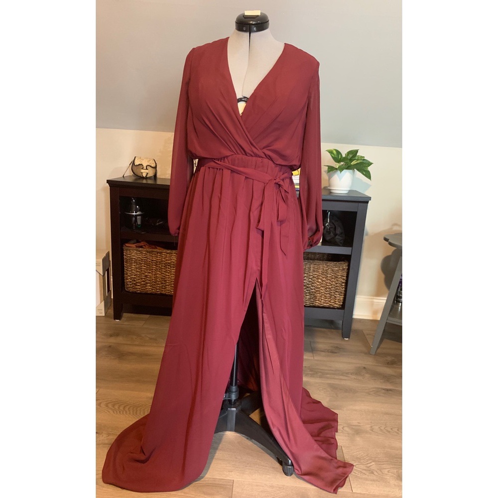 Mock Wrap Dress